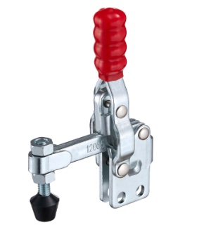 DST-12065 Vertical acting toggle clamp with vertical mounting base solid bar 910N
