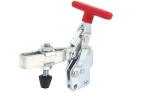 DST-12136 Vertical acting toggle clamp with vertical mounting base, T-Handle