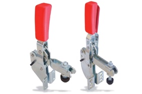 M12 Vertical toggle clamp with anglel base and open clamping arm