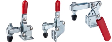Vertical acting toggle clamps up to 1000N
