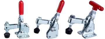 Vertical acting toggle clamps up to 500N