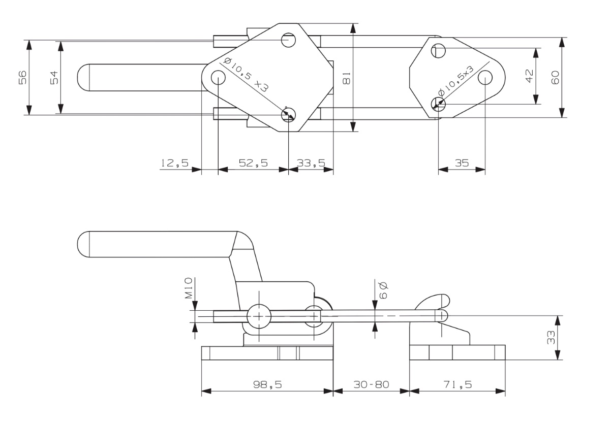 M44 Schwerer Verschlussspanner Zeichung