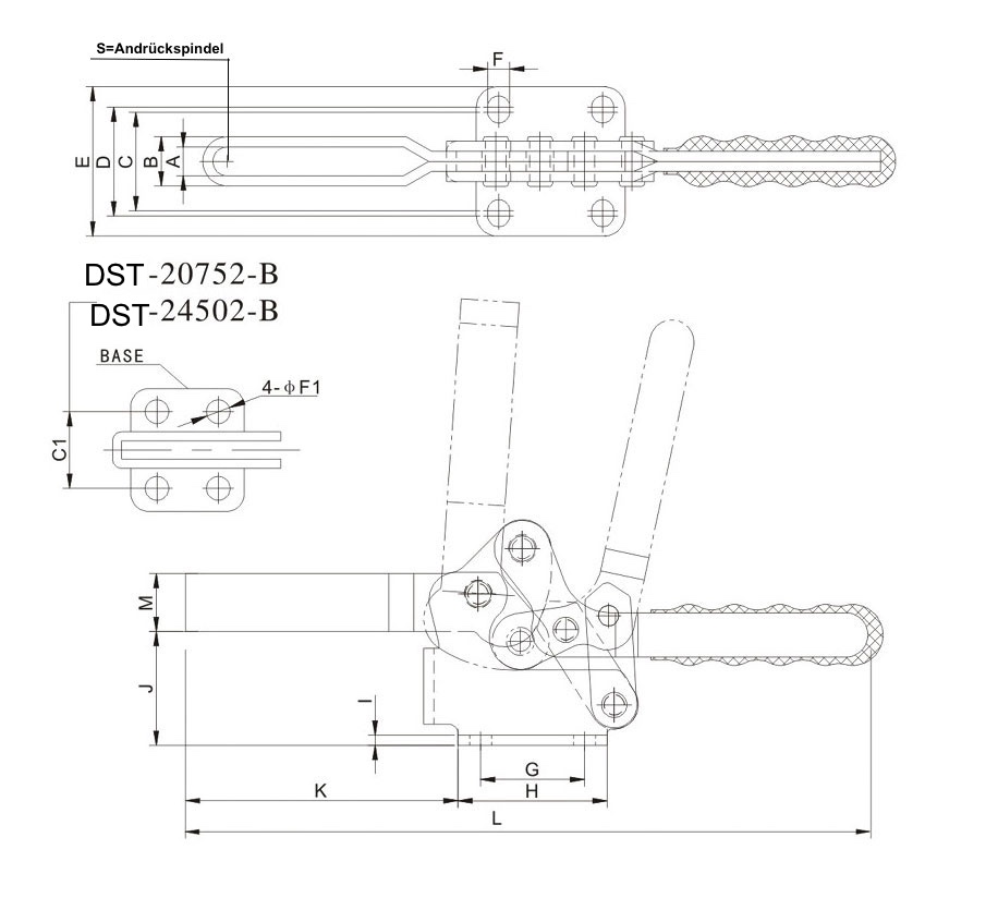 DST-20752-B Technical Drawing Overview