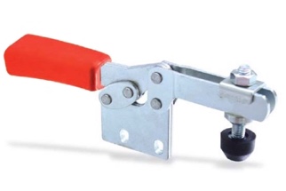 M21 Horizontal toggle clamp with vertical base and open clamping arm