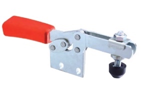M21 Horizontal toggle clamp with vertical base and open clamping arm
