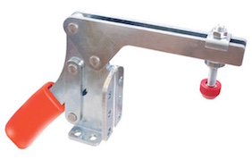 M20 Horizontal toggle clamp with horizontal/vertical base and open long clamping arm